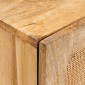 vidaXL Πλαϊνό γραφείο Καφέ 40 x 33 x 75 εκ. Στερεό ξύλο μάνγκο