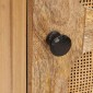 vidaXL Πλαϊνό γραφείο Καφέ 40 x 33 x 75 εκ. Στερεό ξύλο μάνγκο