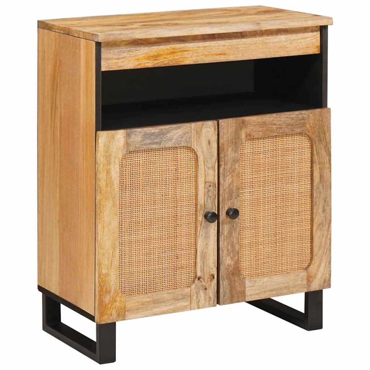 vidaXL Πλαϊνό γραφείο Καφέ 60 x 33 x 75 cm Στερεό ξύλο μάνγκο
