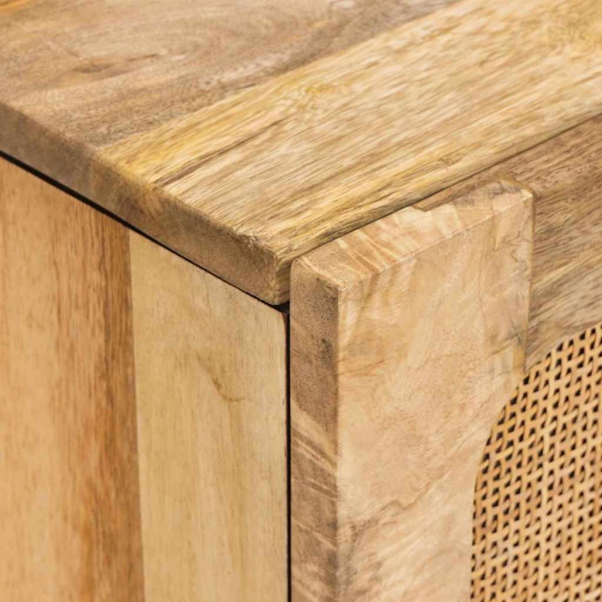 vidaXL Πλαϊνό γραφείο Καφέ 80 x 33 x 75 εκ Στερεό ξύλο μάνγκο