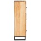 vidaXL Highboard με αποθήκευση Καφέ 90 x 33 x 75 εκ Στερεό ξύλο μάνγκο