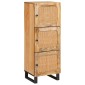vidaXL Highboard με αποθήκευση Καφέ 90 x 33 x 75 εκ Στερεό ξύλο μάνγκο