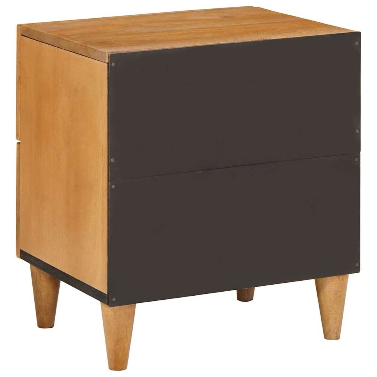 vidaXL Κομοδίνο 2 τεμ. Ανοιχτό καφέ 40 x 33 x 46 εκ.