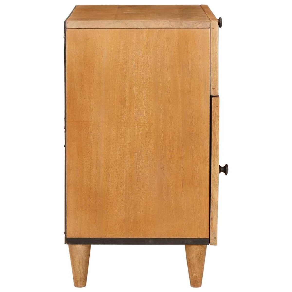 vidaXL Κομοδίνο Ανοιχτό καφέ 50 x 33 x 60 εκ Επεξεργασμένο Ξύλο