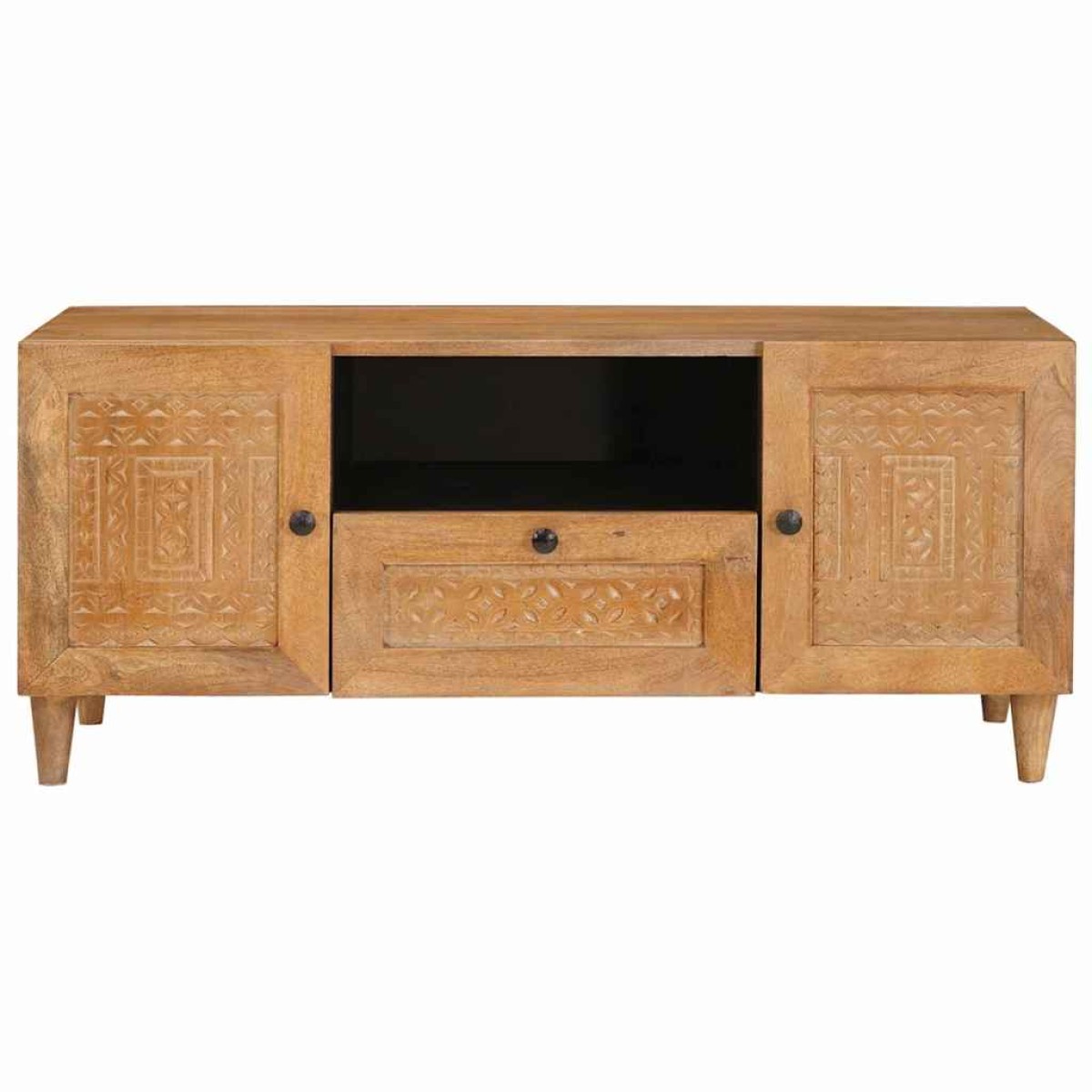 vidaXL Μονάδες TV Ανοιχτό καφέ 105 x 33 x 46 εκ. Επεξεργασμένο ξύλο