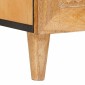 vidaXL Ντουλάπι TV με συρτάρι 100 x 33 x 46 εκ Στερεό ξύλο μάνγκο