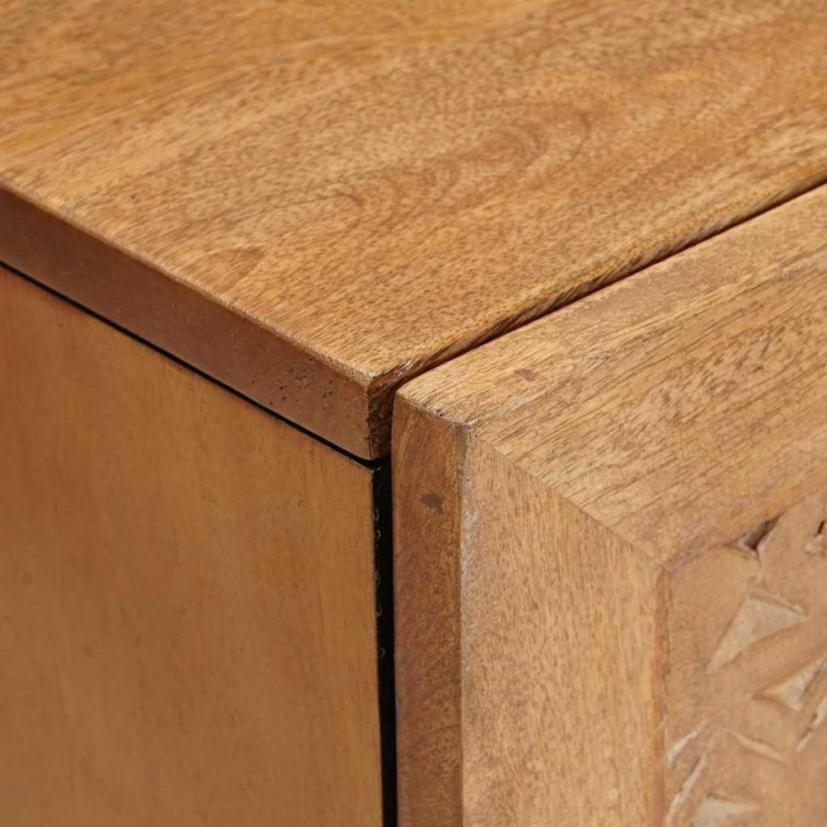 vidaXL Ντουλάπι Μπάνιου 38 x 33 x 58 εκ. Στερεό ξύλο μάνγκο