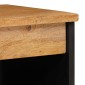 vidaXL Πλαϊνό γραφείο Ανοιχτό καφέ 33.5 x 60 x 75 εκ