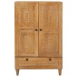 vidaXL Highboard Ανοιχτό καφέ 60 x 33 x 100 εκ. Μασίφ ξύλο μάνγκο