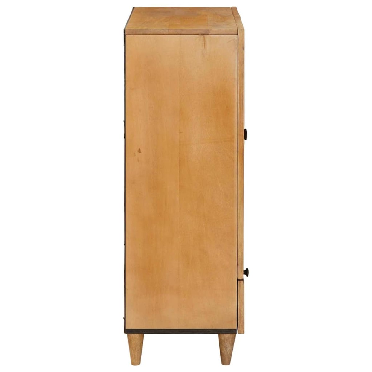 vidaXL Highboard Ανοιχτό καφέ 60 x 33 x 100 εκ. Μασίφ ξύλο μάνγκο