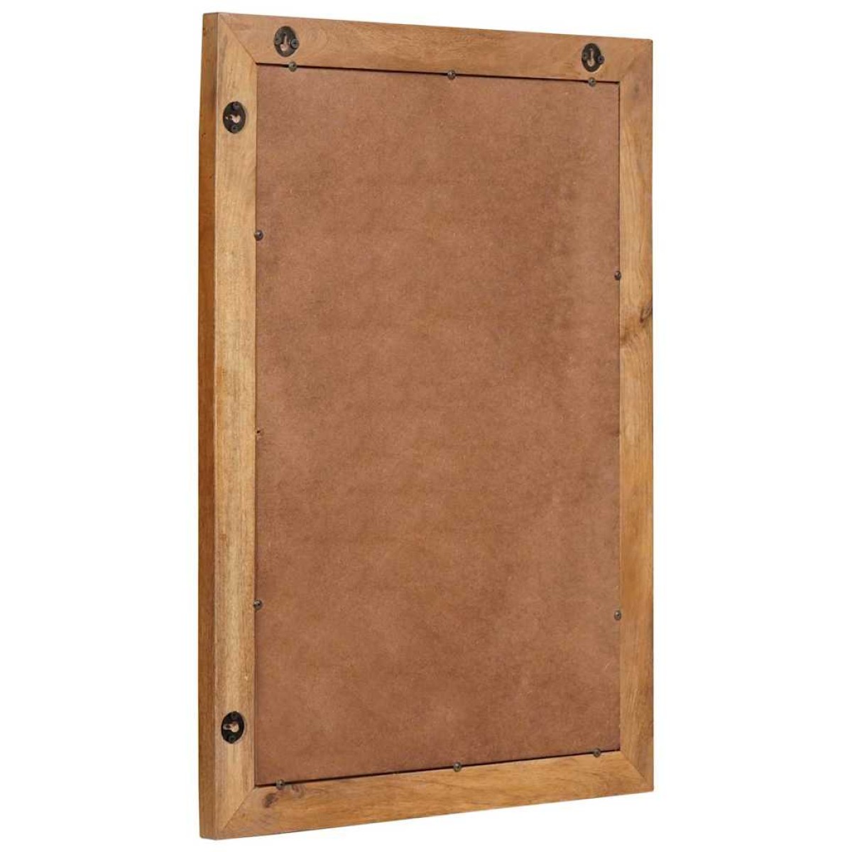 vidaXL καθρέφτης τοίχου 70 x 50 cm Επεξεργασμένο Ξύλο και Γυαλί