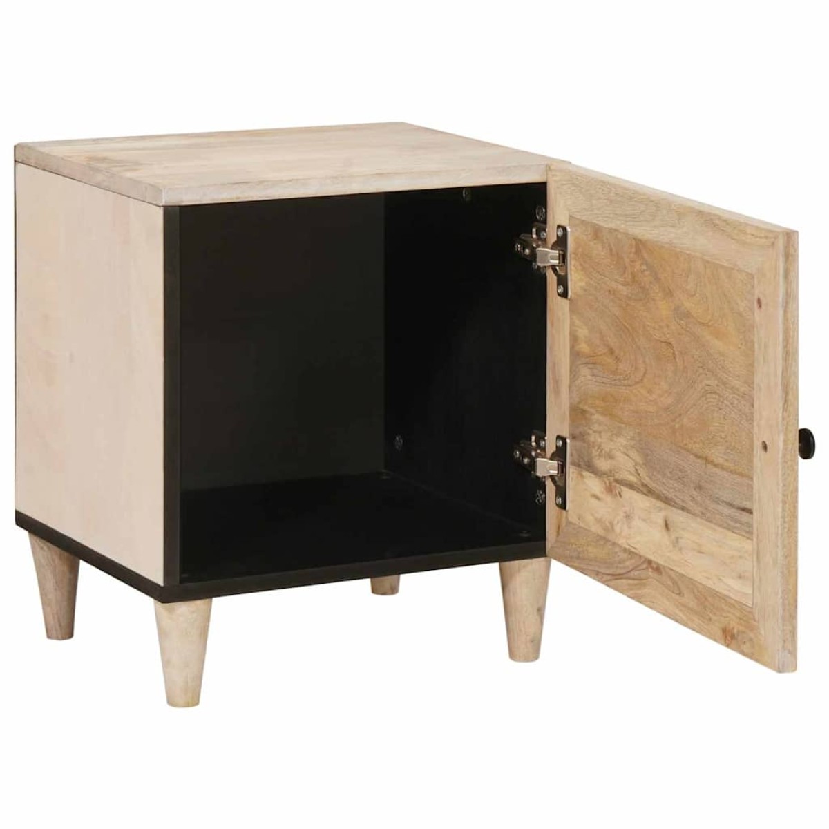 vidaXL Κομοδίνο 2 τεμ. Λευκό 80 x 50 x 40 cm Επεξεργασμένο Ξύλο