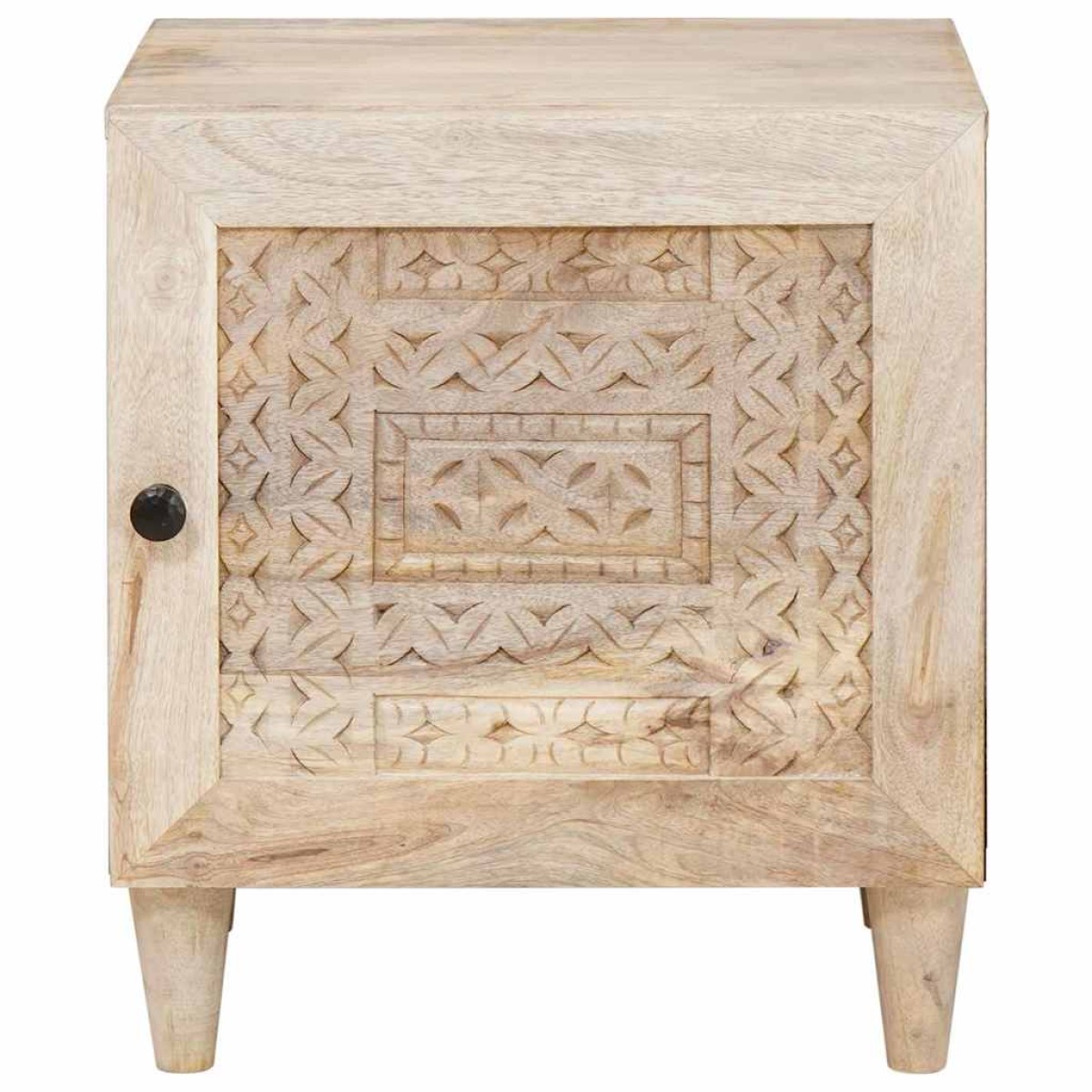 vidaXL Κομοδίνο 2 τεμ. Λευκό 80 x 50 x 40 cm Επεξεργασμένο Ξύλο