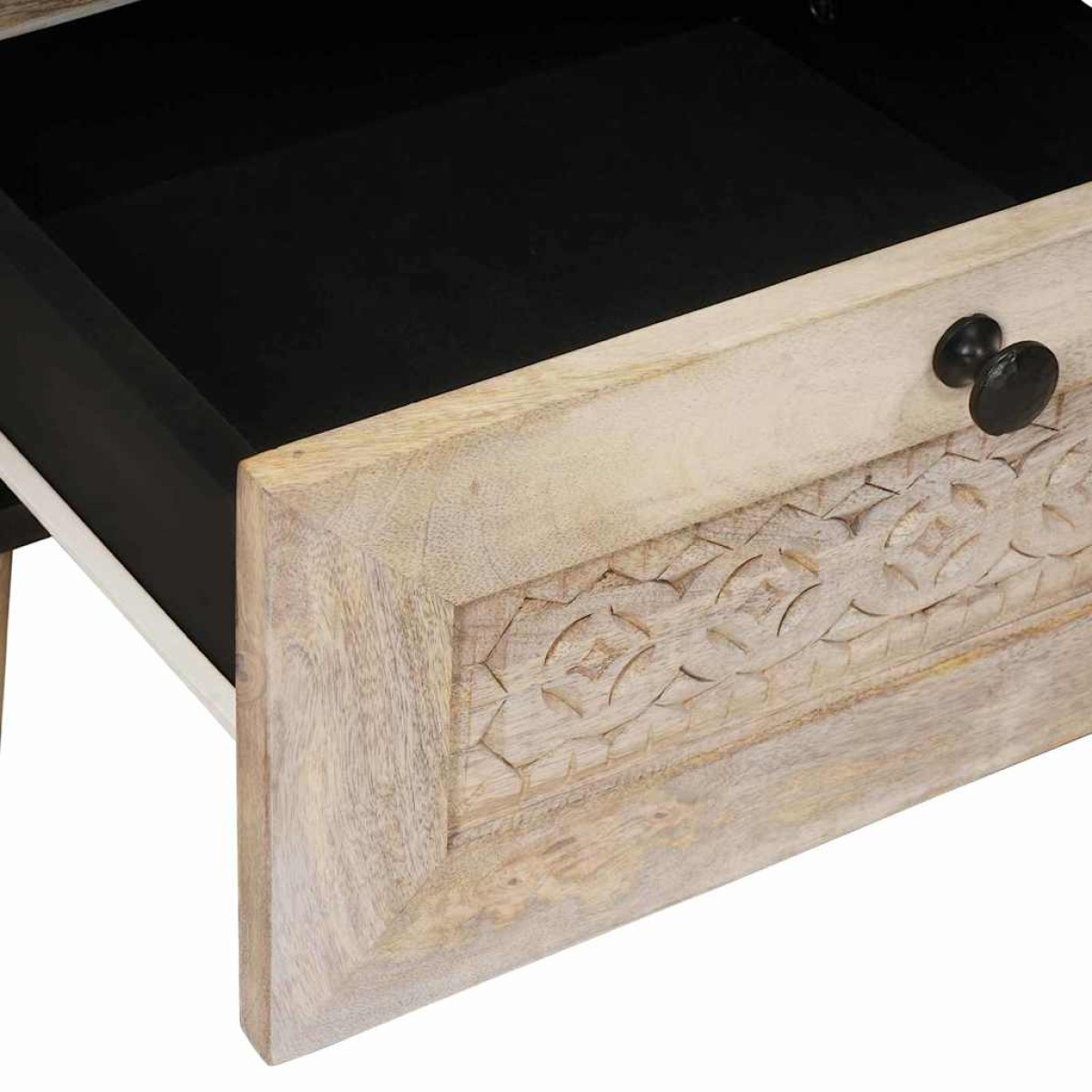 vidaXL Κομοδίνο Λευκό 40 x 33 x 46 εκ. Επεξεργασμένο Ξύλο