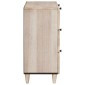 vidaXL Πλαϊνό γραφείο Λευκό 60 x 33 x 75 cm Μασίφ ξύλο μάνγκο