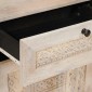 vidaXL Κομοδίνο Λευκό 50 x 33 x 60 εκ Επεξεργασμένο Ξύλο