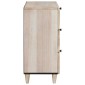 vidaXL Κομοδίνο Λευκό 50 x 33 x 62 εκ. Επεξεργασμένο Ξύλο