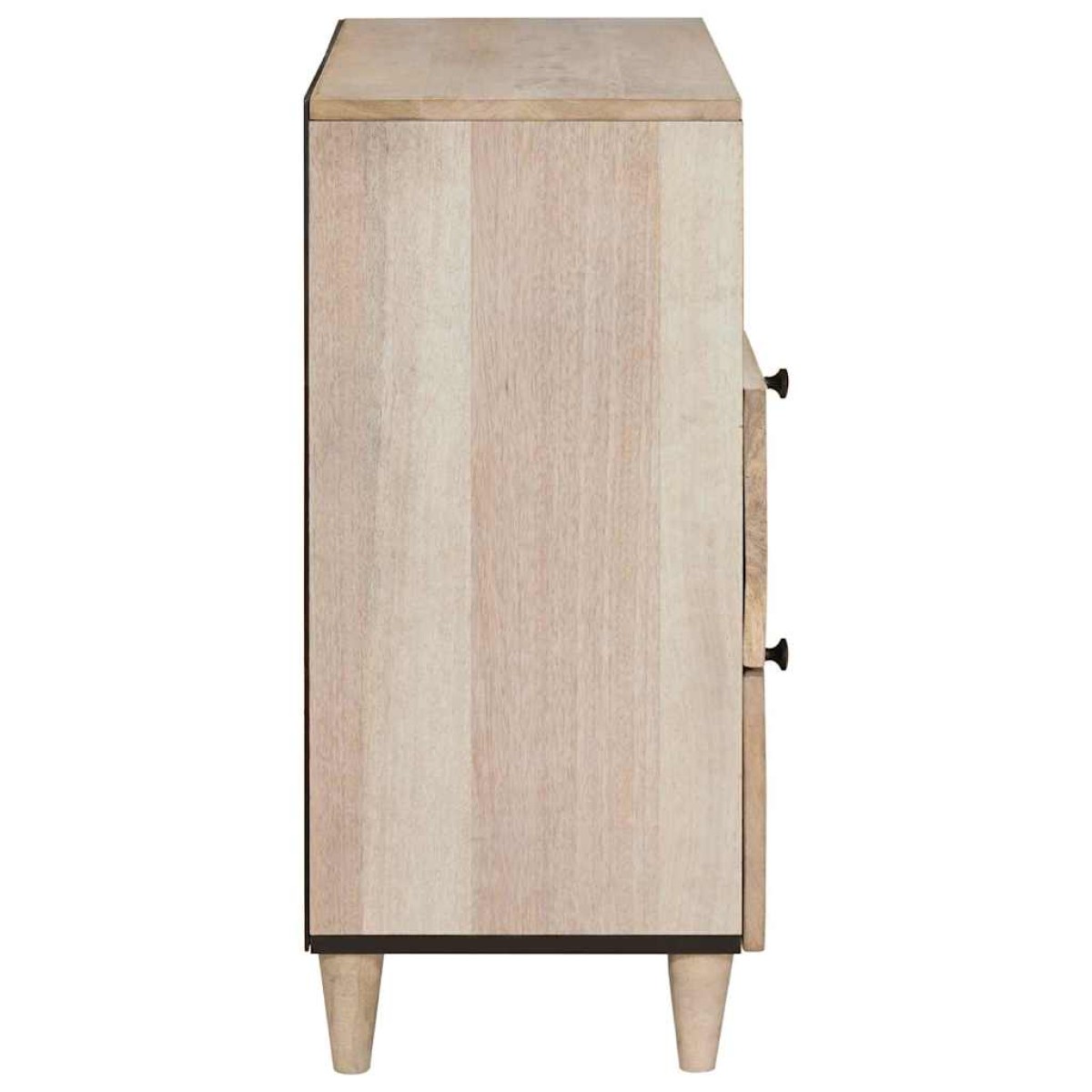 vidaXL Κομοδίνο Λευκό 50 x 33 x 62 εκ. Επεξεργασμένο Ξύλο