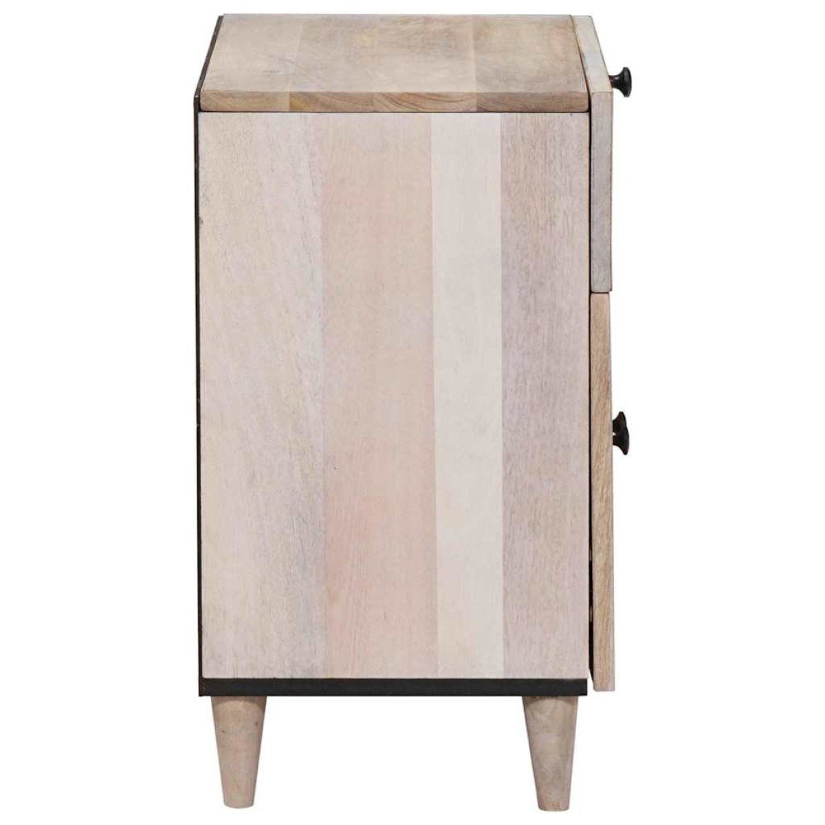 vidaXL Κομοδίνο Λευκό 50 x 33 x 60 εκ Επεξεργασμένο Ξύλο