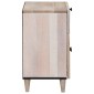 vidaXL Κομοδίνο Λευκό 50 x 33 x 60 εκ Επεξεργασμένο Ξύλο