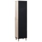 vidaXL Ντουλάπι Μπάνιου Λευκό 38 x 33 x 160 εκ. Επεξεργασμένο ξύλο