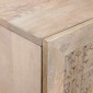 vidaXL Highboard Λευκό 60 x 33 x 100 εκ. Μασίφ ξύλο μάνγκο