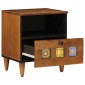 vidaXL Κομοδίνο 2 τμχ. Καφέ 40 x 33 x 46 εκ. Στερεό ξύλο μάνγκο
