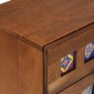 vidaXL Κομοδίνο με συρτάρι Καφέ 50 x 33 x 62 εκ. Στερεό ξύλο μάνγκο