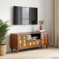 vidaXL Ντουλάπι TV Καρυδιά 105 x 33 x 46 εκ. Στερεό ξύλο μάνγκο