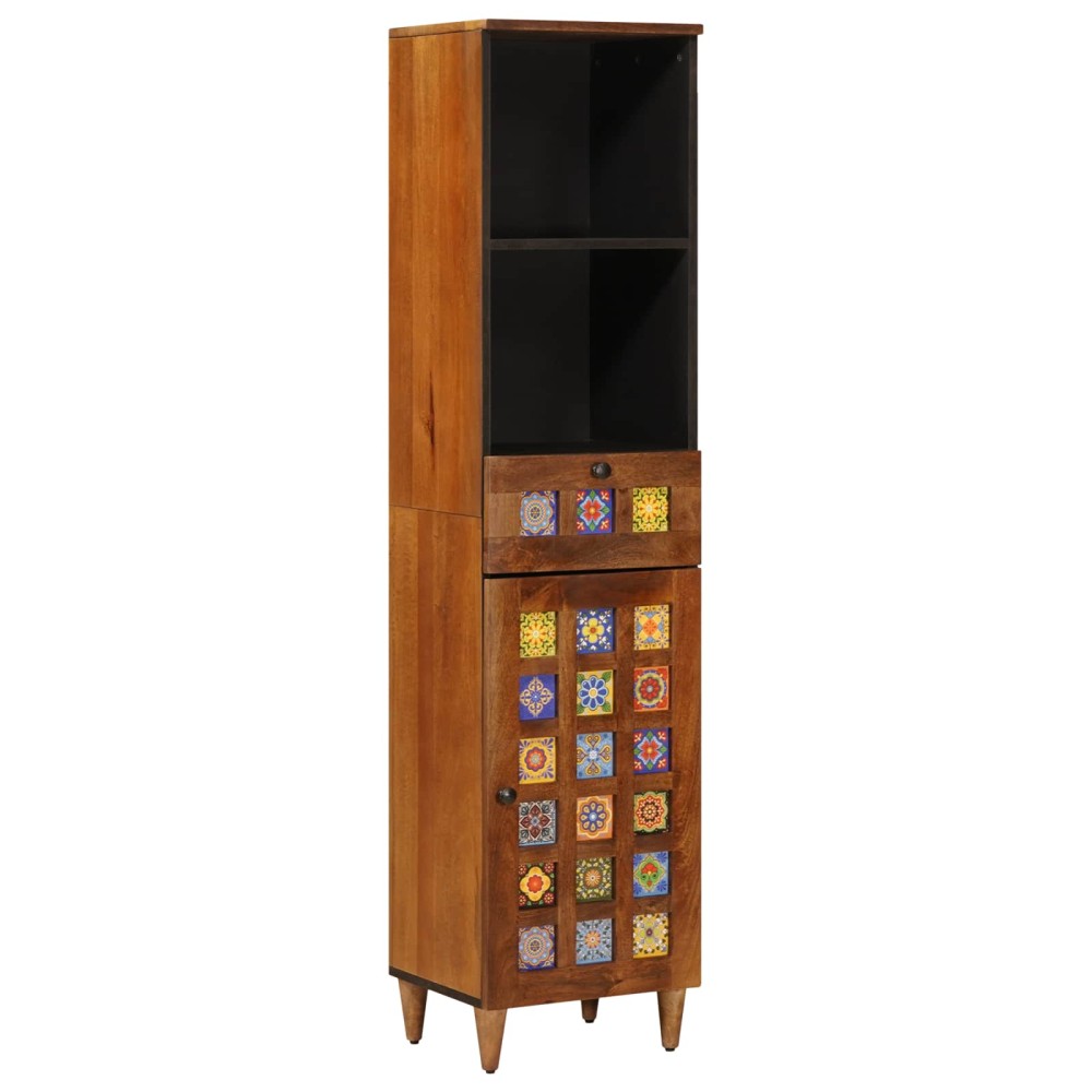 vidaXL Ντουλάπι Μπάνιου Καρυδιά 38 x 33 x 160 εκ.