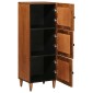 vidaXL Highboard Καρυδιά 40 x 33 x 110 εκ Στερεό ξύλο μάνγκο