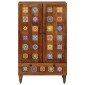 vidaXL Highboard Καρυδιά 60 x 33,5 x 100 εκ. Στερεό ξύλο μάνγκο
