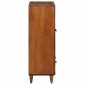 vidaXL Highboard Καρυδιά 60 x 33,5 x 100 εκ. Στερεό ξύλο μάνγκο