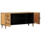 vidaXL Ντουλάπι TV με ράφι Φυσικό 105 x 33 x 46 εκ. Στερεό ξύλο μάνγκο