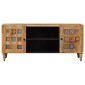 vidaXL Ντουλάπι TV με ράφι Φυσικό 105 x 33 x 46 εκ. Στερεό ξύλο μάνγκο