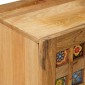 vidaXL Ντουλάπι TV με ράφι Φυσικό 105 x 33 x 46 εκ. Στερεό ξύλο μάνγκο