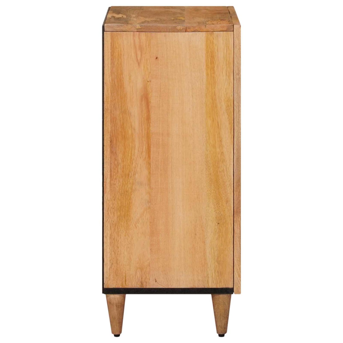 vidaXL Πλαϊνό γραφείο Φυσικό 60 x 33 x 75 cm Στερεό ξύλο μάνγκο