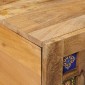 vidaXL Τραπεζάκι σαλονιού Φυσικό 80 x 50 x 40 cm Στερεό ξύλο μάνγκο