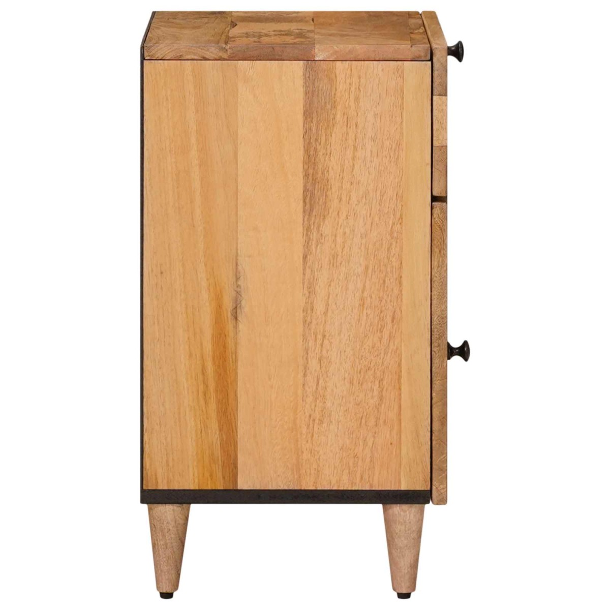 vidaXL Κομοδίνο Φυσικό 50 x 33 x 60 εκ Στερεό ξύλο μάνγκο
