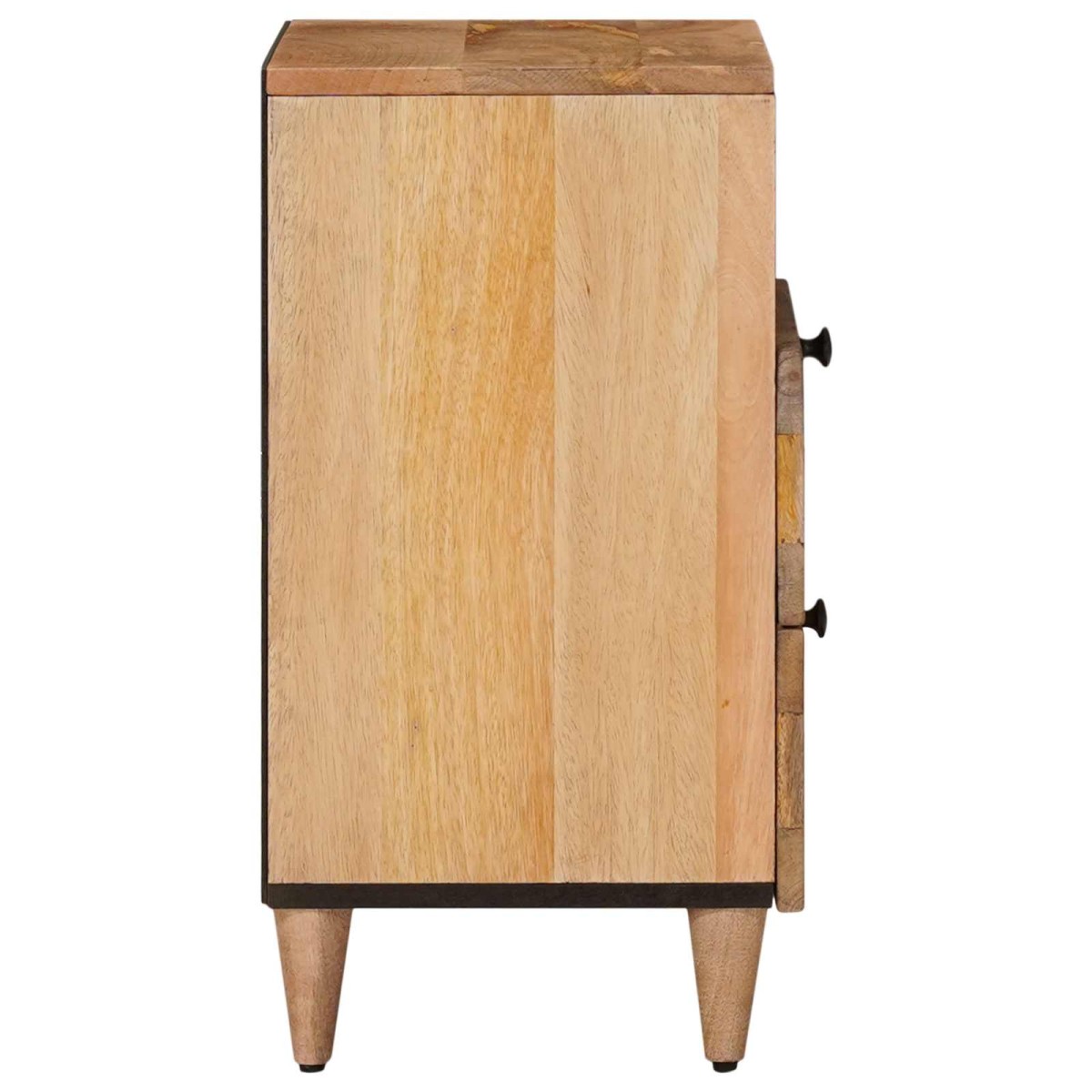 vidaXL Κομοδίνο Φυσικό 50 x 33 x 62 εκ. Στερεό ξύλο μάνγκο