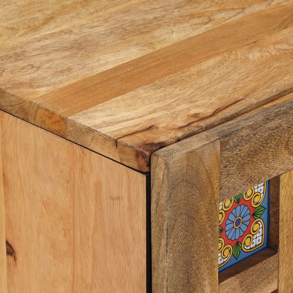vidaXL Κρεμαστό Ντουλάπι Μπάνιου Φυσικό 38 x 33 x 48 εκ