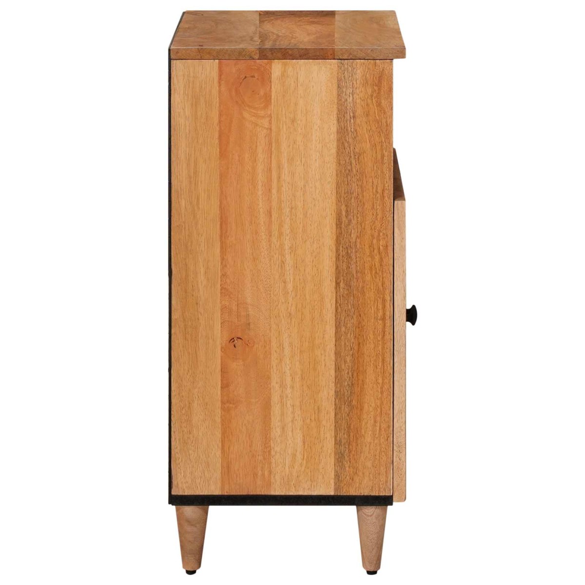 vidaXL Πλαϊνό γραφείο Φυσικό 60 x 33 x 75 cm Στερεό ξύλο μάνγκο