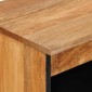 vidaXL Πλαϊνό γραφείο Φυσικό 60 x 33 x 75 cm Στερεό ξύλο μάνγκο