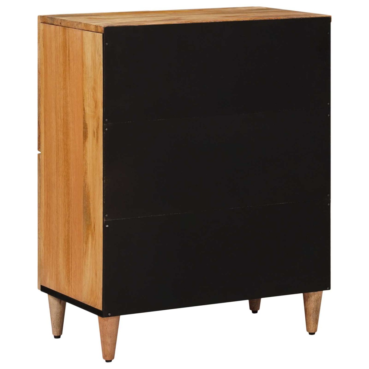 vidaXL Πλαϊνό γραφείο Φυσικό 60 x 33 x 75 cm Στερεό ξύλο μάνγκο