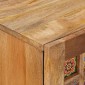 vidaXL Πλαϊνό γραφείο Φυσικό 60 x 33 x 75 cm Στερεό ξύλο μάνγκο