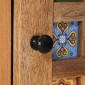 vidaXL Highboard Φυσικό 40 x 33 x 110 εκ Στερεό ξύλο μάνγκο