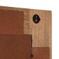 vidaXL Καθρέφτης Μπάνιου Φυσικό 50 x 70 x 3 εκ. Στερεό ξύλο μάνγκο
