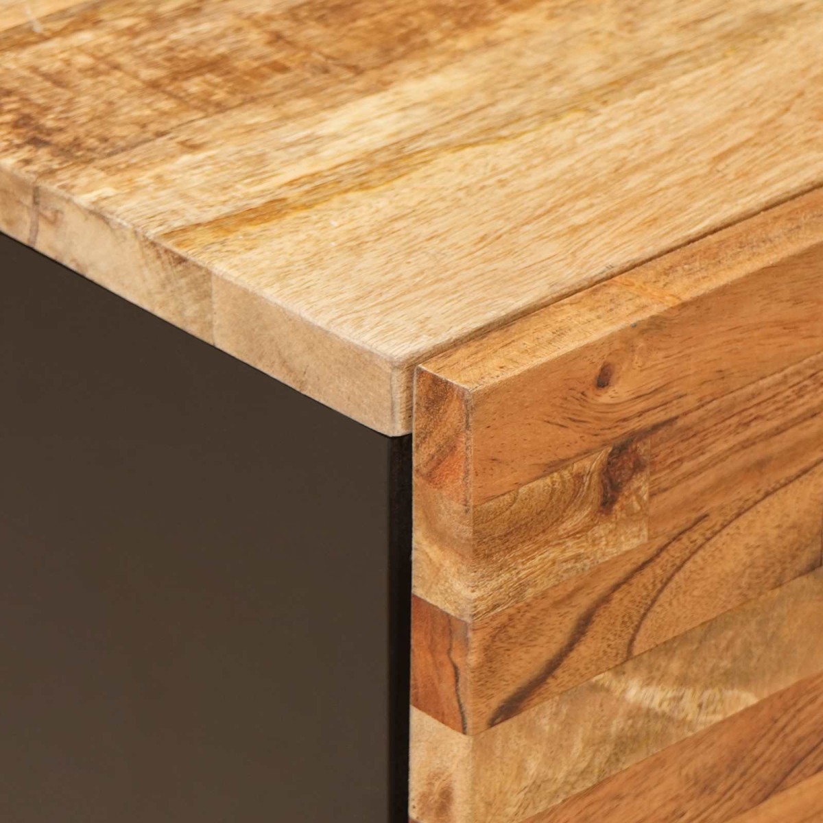 vidaXL Κομοδίνο 2 τεμ. Καφέ 40 x 33 x 46 εκ. Στερεό ξύλο μάνγκο