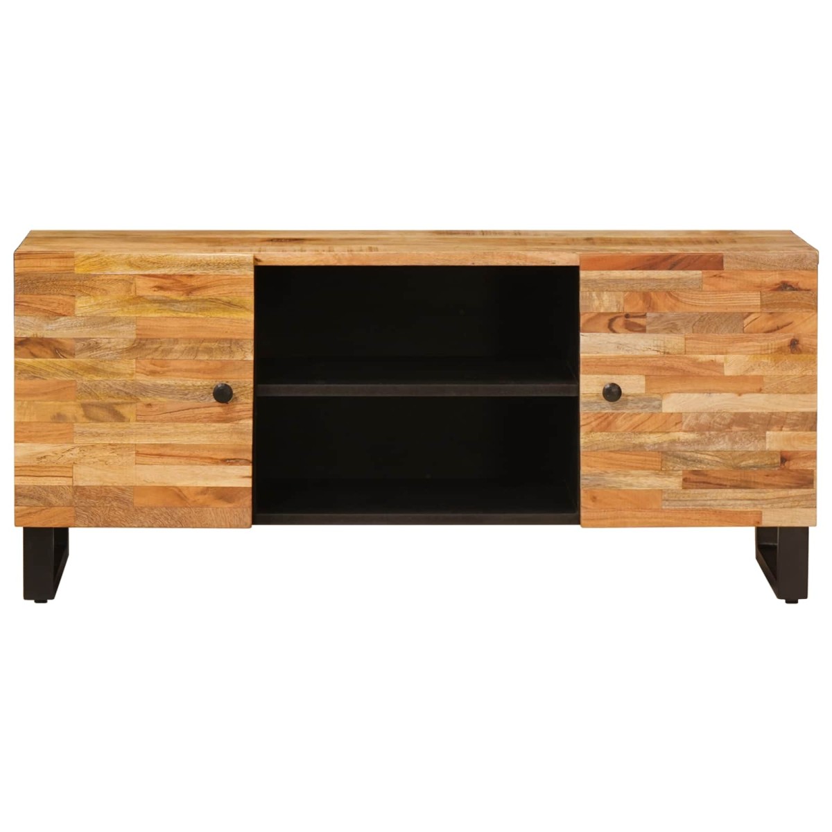 vidaXL Ντουλάπι TV Καφέ 105 x 33 x 46 εκ. Στερεό ξύλο μάνγκο