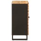 vidaXL Μπουφές Αποθήκευσης Καφέ 60 x 33 x 75 cm Στερεό ξύλο μάνγκο